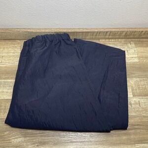 Apuntob Elastic Waist Trouser Ankle Pants Womens 1 Small Navy Wool Blend Italy